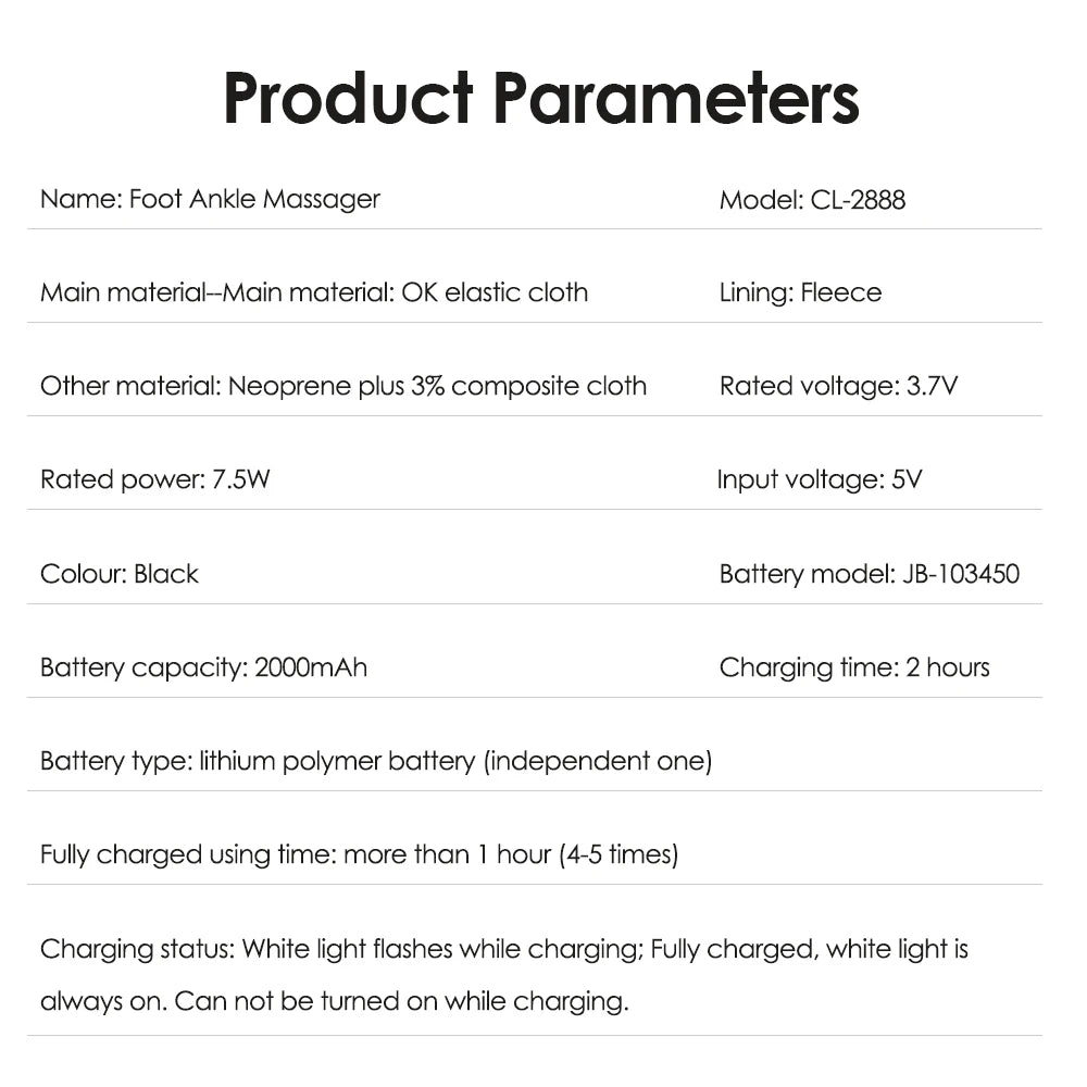 Electric Foot Ankle Massager