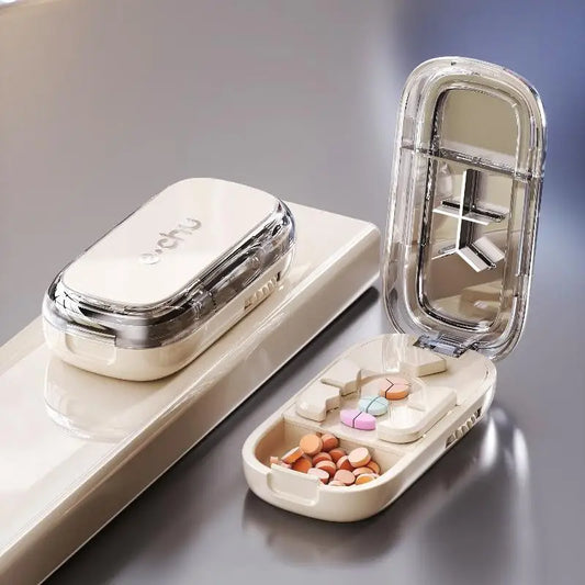 TagliaSicuro™ - Organizer e Divisore Pillole Settimanale