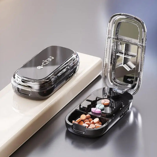 TagliaSicuro™ - Organizer e Divisore Pillole Settimanale